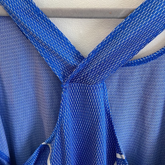 XL Blue Reflective Tank Top - Picture 7 of 7